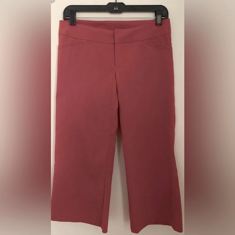 Vintage Capri Pants Juniors  Light Coral